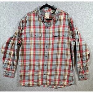 Red Head Brand Co. Men's XL Plaid Flannel Button Down Long Sleeve Casual Shirt